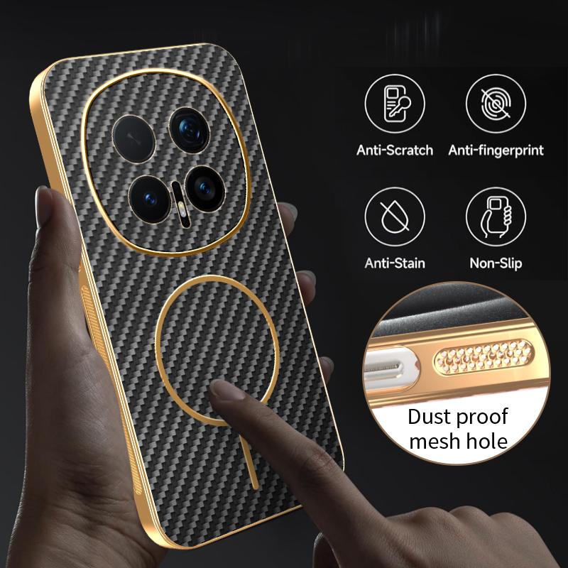 Чехол для Honor Magic 8 Pro Air с магнитной крышкой из углеродного волокна для Honor Magic 8 Lite Чехол для телефона