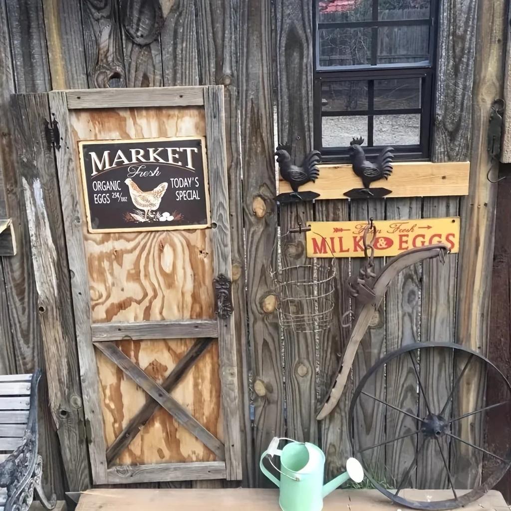 Металлический знак Chick Inn, металлический алюминиевый знак Chicken Coop, винтажные знаки, алюминиевый знак для кухни, дома, сада, настенного бара, кафе, декора