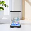 Betta Fish Tank HD Betta Aquarium Fish Bowl Small Aquarium Ornamental Aquarium Starter With LED Light For Home Offices Apartment