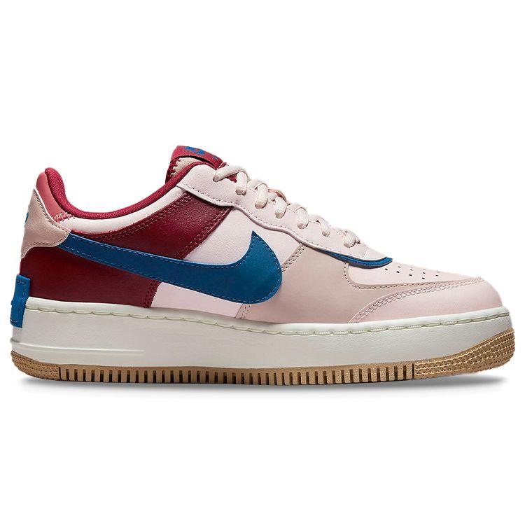 Nike Air Force 1 Shadow Soft Pink Canyon Rust Женские кроссовки Светло-мягко-розовые Fossil-Stone Team-Red CI0919-601