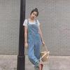 Women's Retro Wide-Leg Denim Overalls - New for Autumn 2024