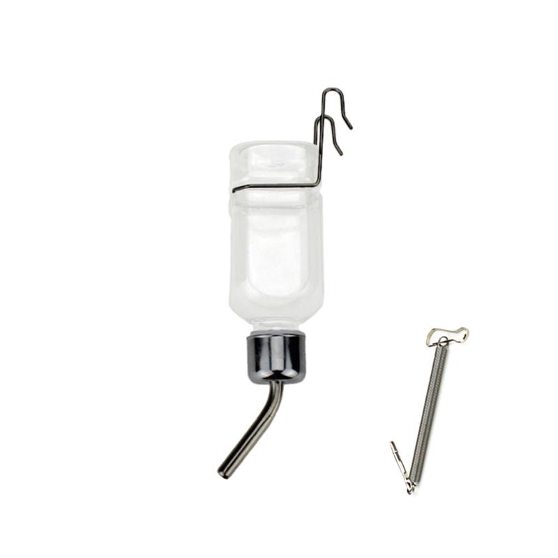 Automatic Hamsters Water Dispenser for Cage Hanging Small Pet Watering Drinking Bowl Bead Head Water Bottle for Rabbits