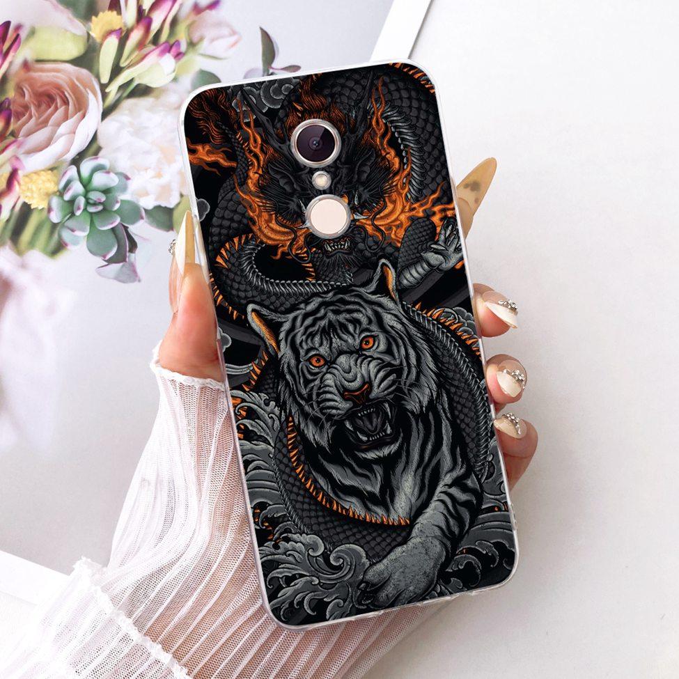 For Redmi 5 Case Cover Transparent Cute Cat Fashion Butterfly Funny Painted Casing MDG1 MDI1