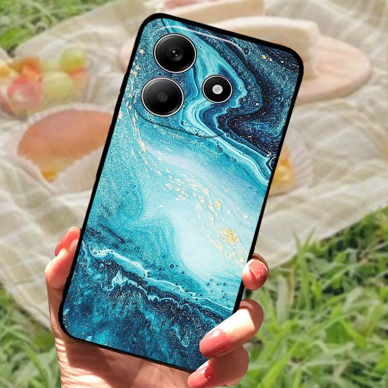 Для Xiaomi Redmi Note 14 5G Чехол Стильный Чехол Силиконовый Чехол для Телефона Для Redmi Note 14 5G Мягкий Чехол Fundas Защитный Чехол для Телефона