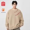 MINISO Men's Thickened Lambswool Round Neck Sweatshirt