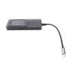 Док-станция USB C Hub 8 в 1 Type C Hub с 4K HD мультимедийным интерфейсом порт Ethernet 100 Вт PD