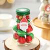 Christmas Candy Biscuits Bottle Christmas Tree Milk Tea Bottle Candy Cookie Snack Chocolate Storage Jar Box Food Container ADM