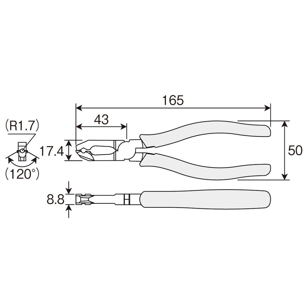 HOZAN Chain Pliers for Industrial and Motorcycles P-221 Machinery, Bicycles,