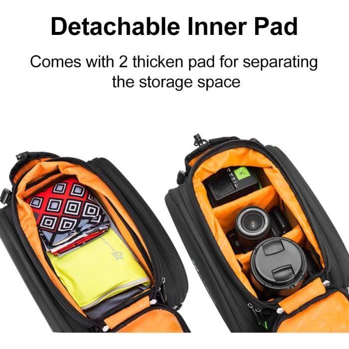 Sacoche De Vélo - ROCKBROS - 10-35L - Étanche - Pliable - Grande Capacité