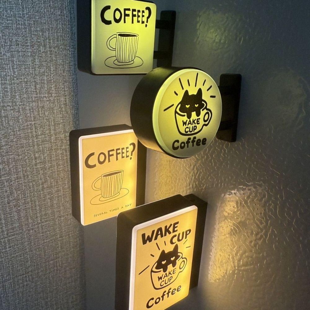 Retro Style Glowing Fridge Magnet Magnetic Mini Luminous Lightbox Gift