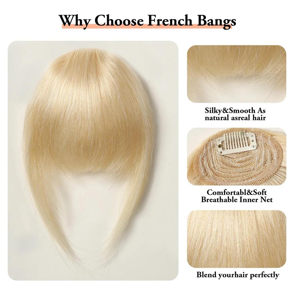 HAIRCUBE Натуральные прямые человеческие волосы Remy Челка Коричневые человеческие волосы Тупая челка Человеческие волосы для женщин Наращивание волос Воздушная челка Кусочки 4,5 дюйма