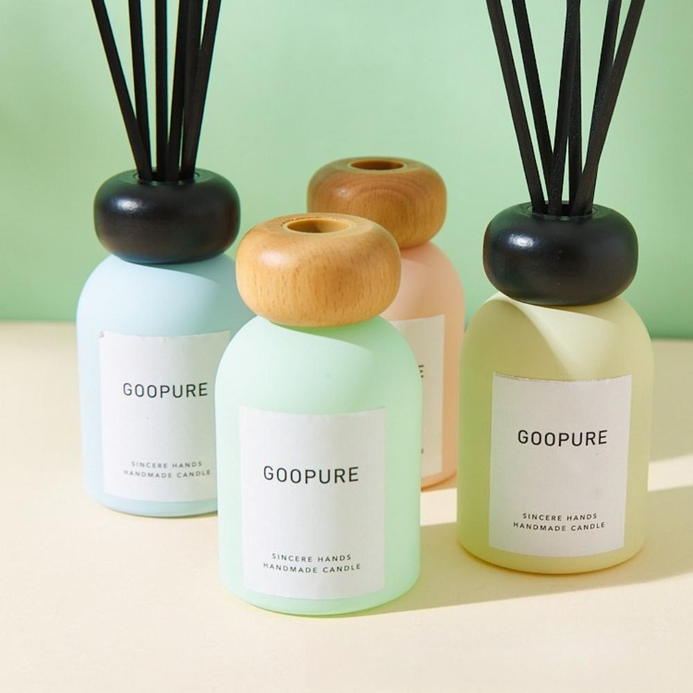 120 мл Флакон для диффузора с палочками Цветной флакон для ароматерапии Декоративный аксессуар для создания освежающей атмосферы Декор для дома Ароматизатор для автомобиля Подарок