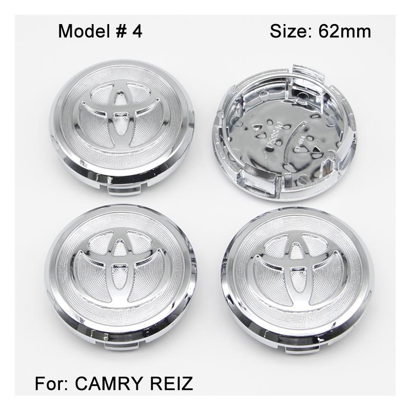 2026 Новые Для Toyota 57/62 мм Декоративная Накладка на Ступицу Колеса Автомобиля Значок Колпачки Ступицы Авто для Toyota C-hr Rav4 Yaris Hilux Avensis Prius