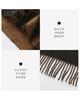 ELLE 100% Sheep Wool Jacquard Scarf