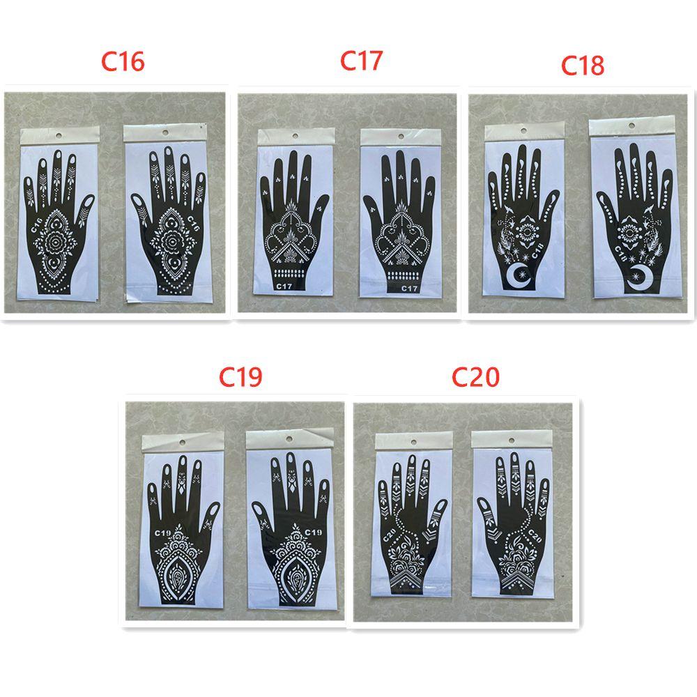 Painting Hollow Drawing Airbrush Body Art Template Temporary Decal Tattoo Stencils India Henna Kit