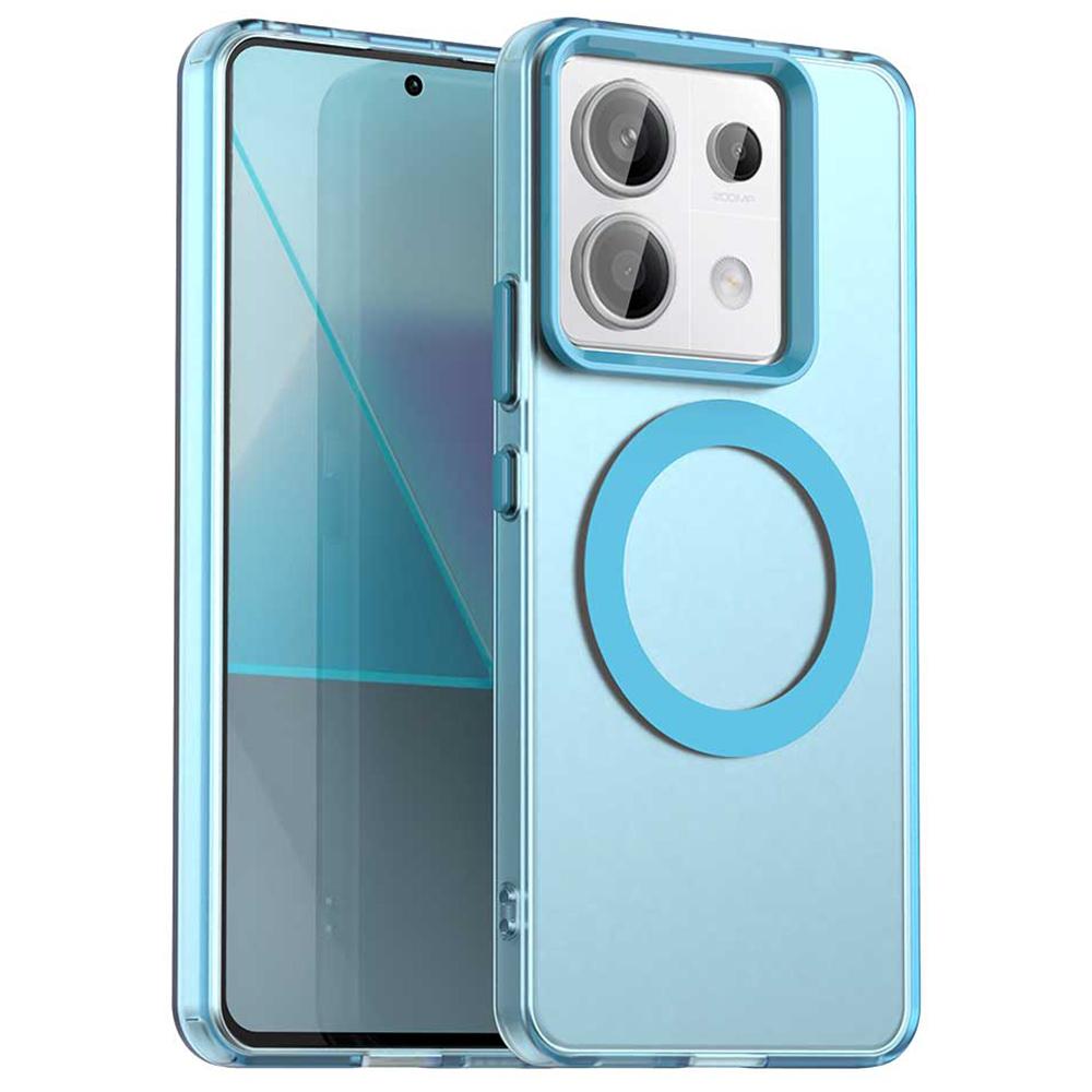 For Xiaomi Poco X6 5G/Note 13 Pro 5G Case Compatible with MagSafe PC+TPU+PET Anti-Drop Phone Cover