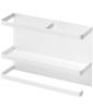 Yamazaki Jitsugyo Magnetic Kitchen Paper Wrap Holder White W29XD8XH20cm Tower Kitchen Paper Holder Compatible with Large Type 4396 & Approx.