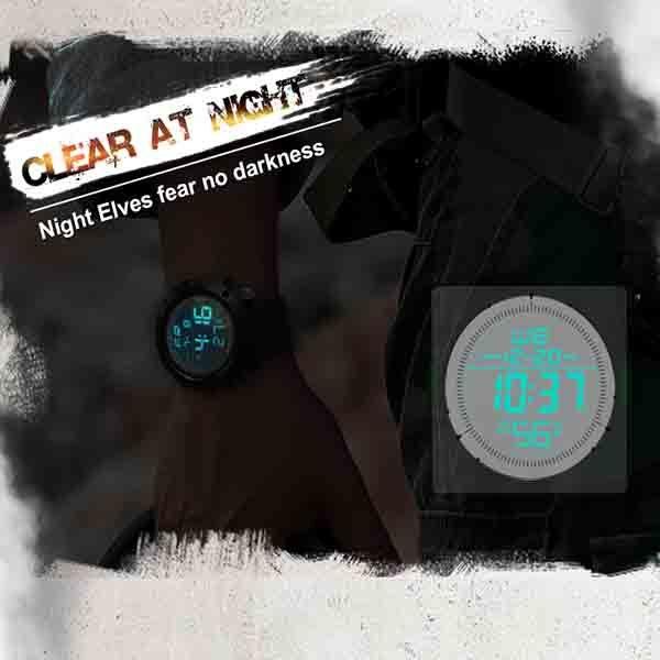 NORTH EDGE Мужские цифровые военные спортивные часы мужские 50 м водонепроницаемые