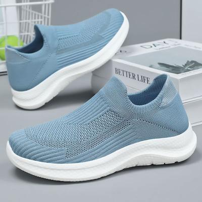 Женская обувь Универсальная Новая спортивная обувь Мягкая подошва Ленивая обувь Корейский стиль Модная Летящая походка Повседневная обувь