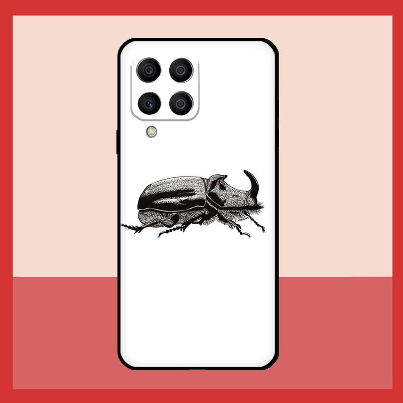 Кейс с жуками и насекомыми для Samsung Galaxy M52 M32 M53 M16 M11 M21 M31 M35 M12 M13 M14 M15 M36 M56 M55 M34 M54