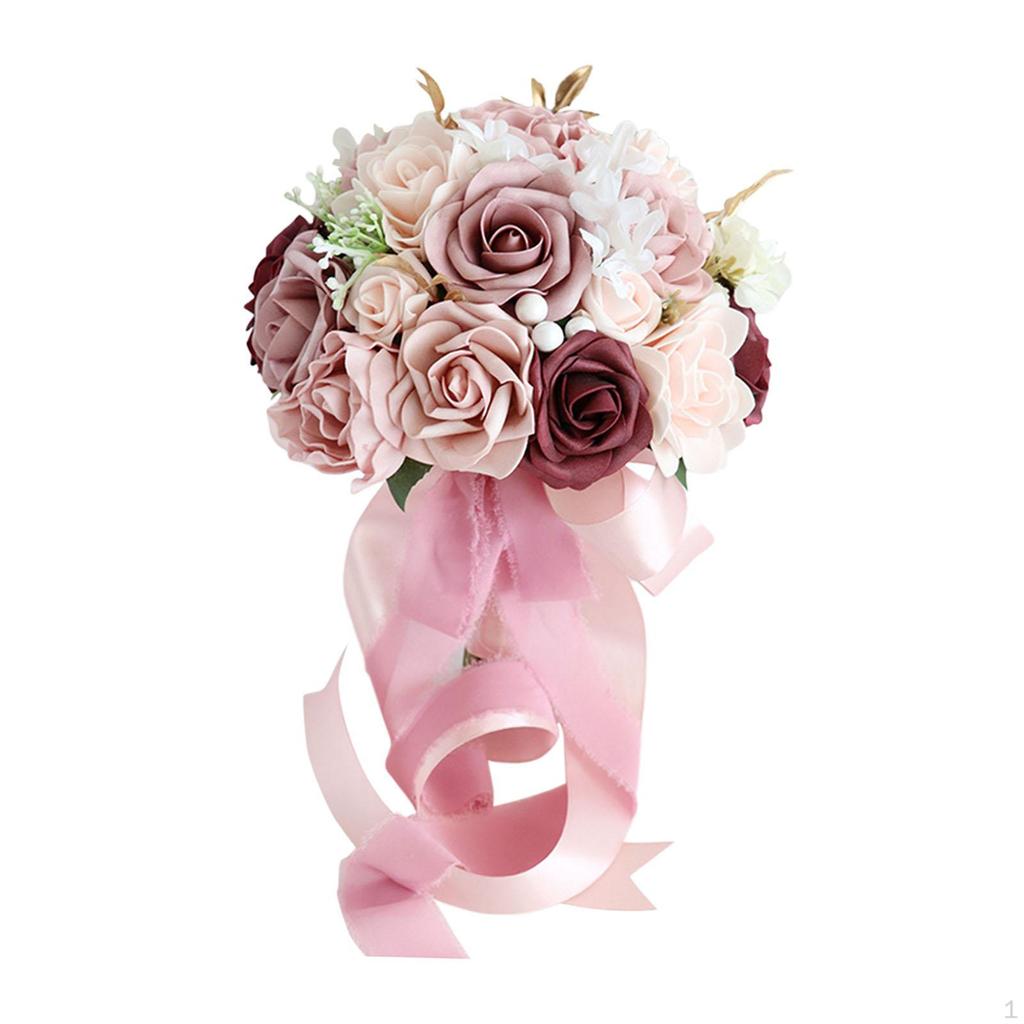 Artificial Flower Bouquet for Weddings with Bride