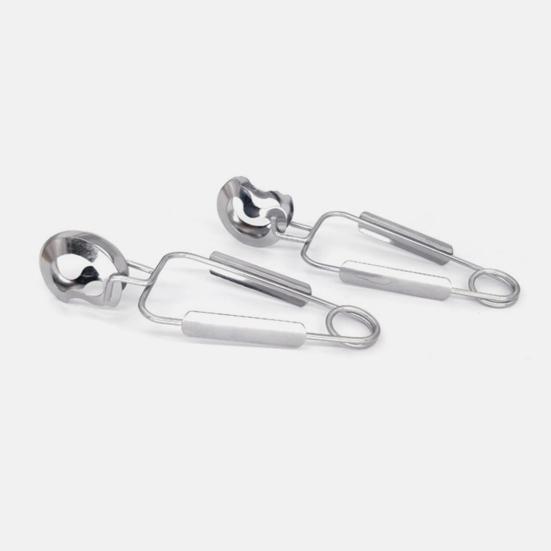 Зажим для морепродуктов, экономящий труд для вечеринок, легкие щипцы для улиток, зажим для морепродуктов, хорошая гладкая поверхность, нержавеющая сталь