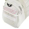 Large ecru sports travel training bag, hand luggage, tourist bag