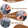 30pcs Pant Waist Tightener Metal Clips for Loose Jeans, Reble Waist Cincher Clip, Adjustable Pant Clips for Waists Tightener, No Sewing Required