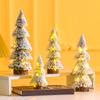 Mini Christmas Tree Ornaments Sisal Silk Cedar Small Pine Tree For Xmas New Year Party Home Table Decoration Christmas Gifts
