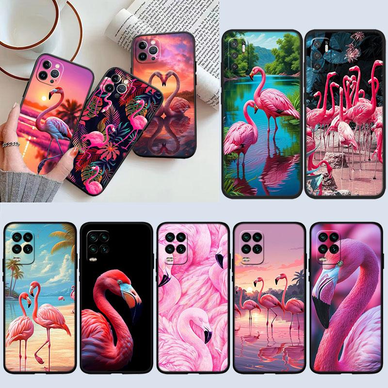 IK28 Flamingos Pink Phone Case for Samsung Galaxy M06 M15 M16 M35 M55 M56 A36 A42 A50 A50S A51 A52 A32 A33 A05 A05S A06 A16 A20