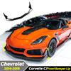 Для Corvette C7 2014 2015 2016 2017 2018 2019 Автомобильный передний бампер Спойлер Переднее крыло Разделитель Декоративные аксессуары