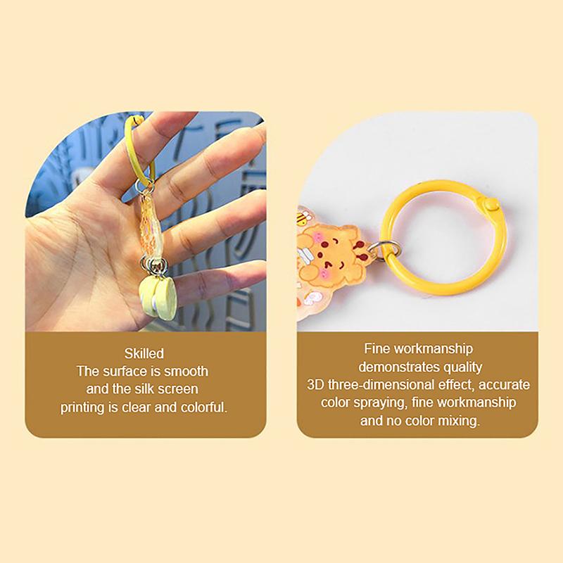 Мультяшный кавайный красочный колокольчик брелок кукла брелок милые брелки мальчики подарки на день рождения