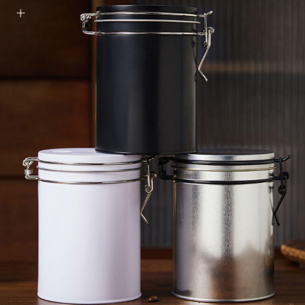 Большая герметичная кофейная банка с обратным клапаном для хранения кофе и специй