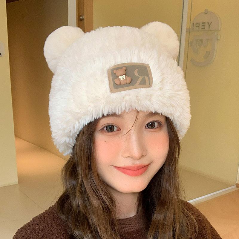 Cheap Cute Warm Beanie Winter Women Fur Hat