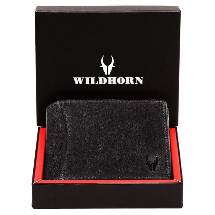 Кожаный кошелек с защитой RFID для мужчин