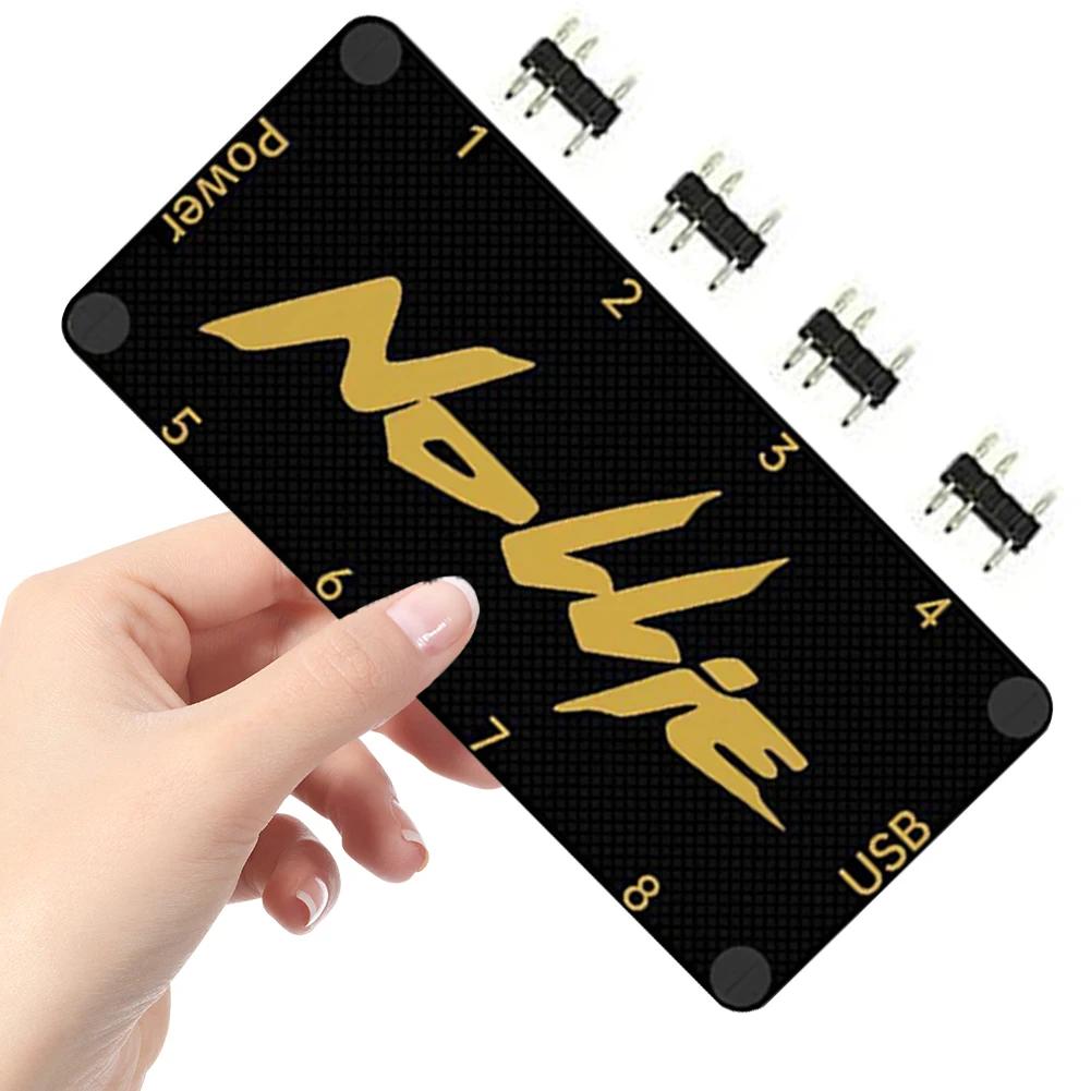 5 В 3PIN ARGB контроллер 8-канальный адресуемый ARGB разветвитель поддержка SignalRGB OpenRGB SATA питание для расширенного интерфейса материнской платы