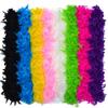 2Meters 80Gram Super Thicken Turkey Feathers Boa Plume Trim Marabou Feathers for Crafts Feather Boa Plumas Wedding Decoration