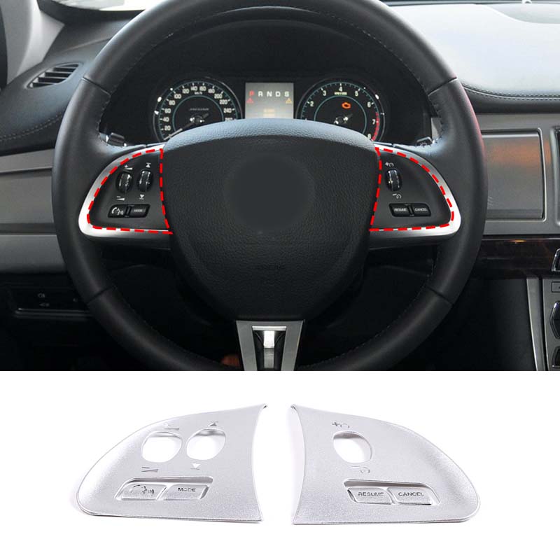 For Jaguar XF XJ 2010-2019 Car Modification Interior Central Control Shift Panel Button Decoration Sticker Car Accessories NN56
