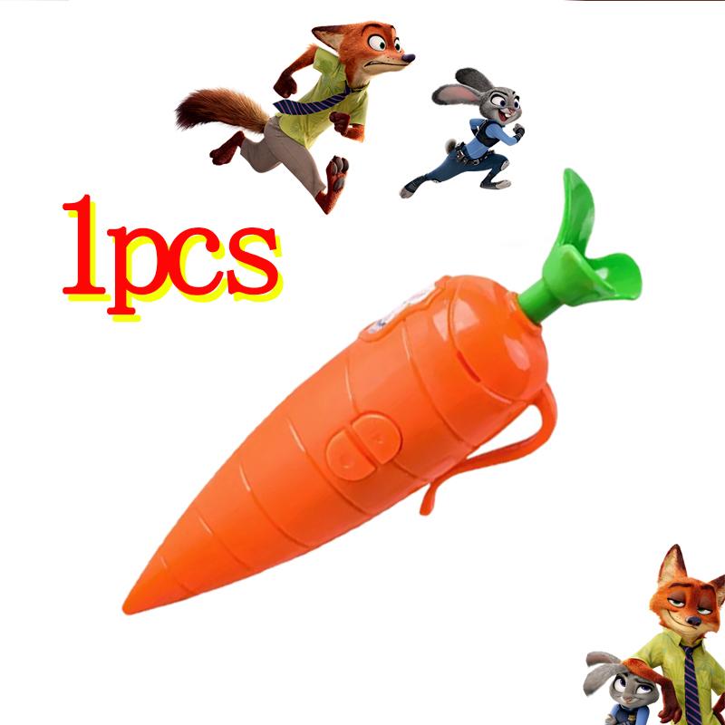 Judith Nick Cartoon# Carrot Student Voice.. Recorder Pen Cute Ballpoint Pen Compact Recording Toy Stationery Collectible