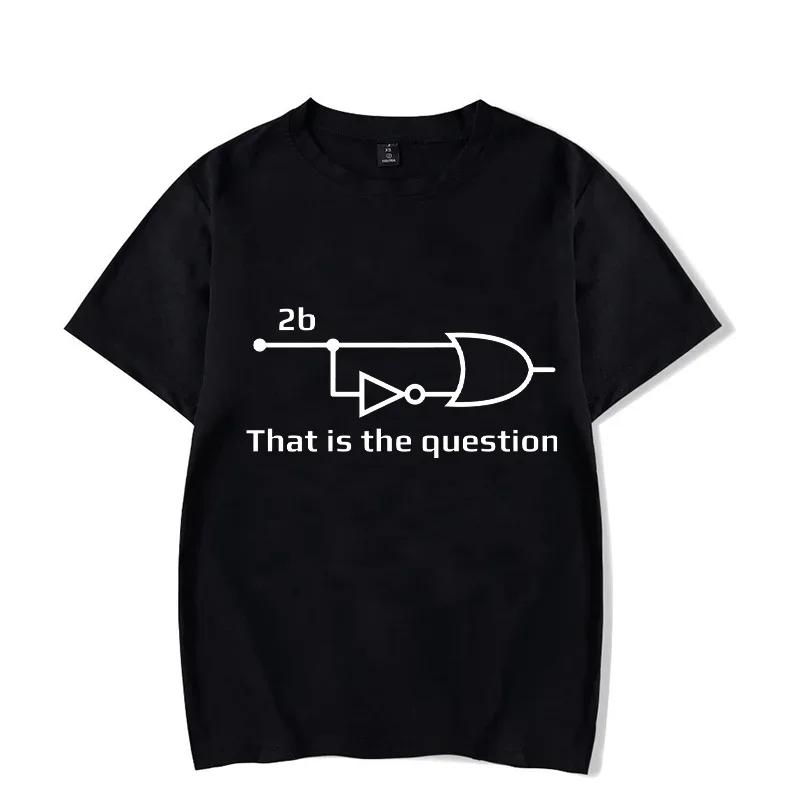 Electrical Engineer That Is Question Funny T Shirt for Men Cotton Vintage T-Shirt Clothes Engineering Men's T-shirts Y2k Clothes