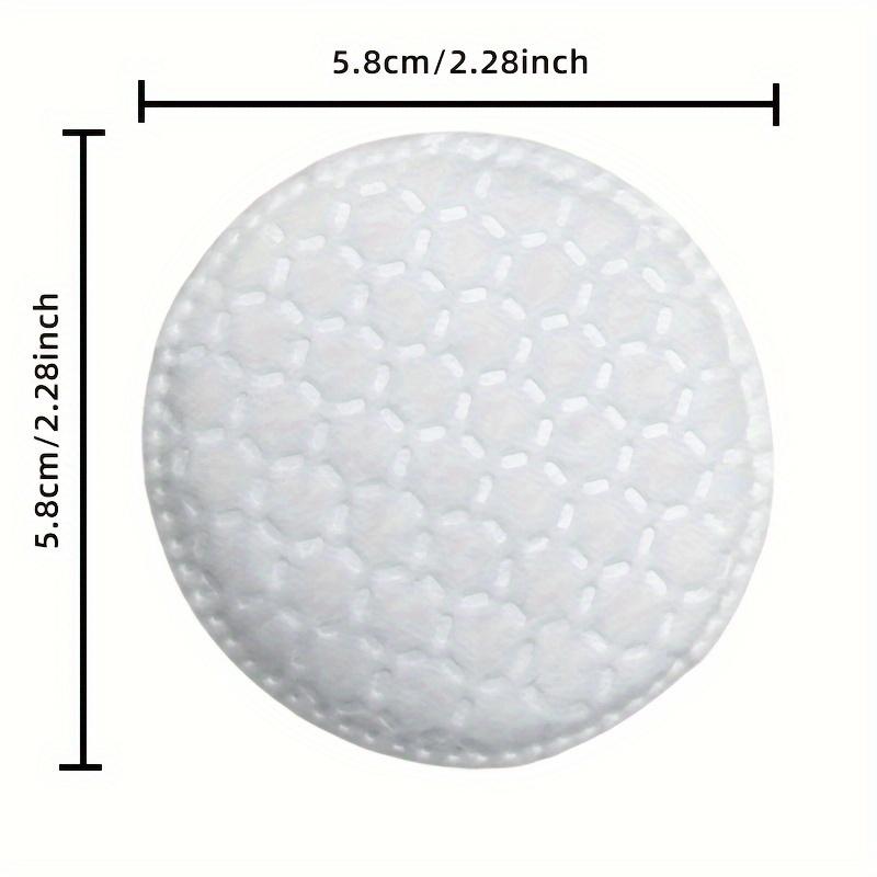 Круглый хлопок для макияжа, три слоя, утолщенный, 100 штук хлопка для снятия макияжа, приятный для кожи хлопок с краями