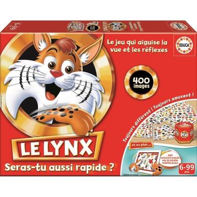 Lynx 400 Images, Educa, настольная игра для семьи и детей, развивает зрительную память и рефлексы, от 6 лет (16042)