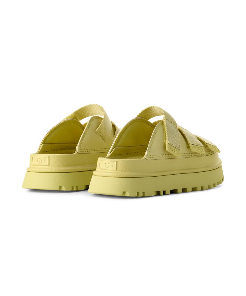 Ugg [Женские] Золотое Сияние Платформа Ремешок Шлепанцы (Шлепанцы 'Золотое Сияние') - Золотое яблоко / 1167430-Gldn