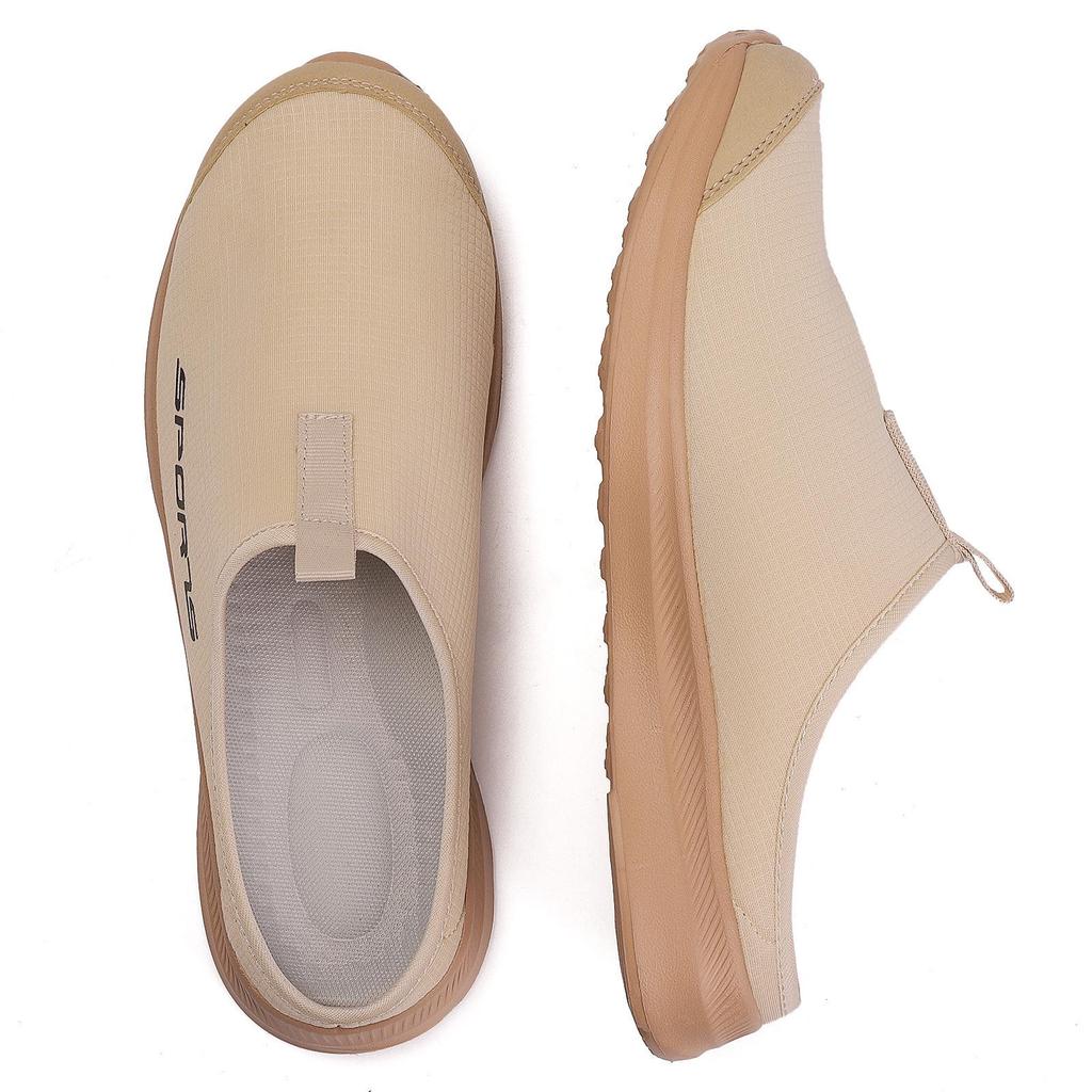 Стильные слипоны-полукеды 2024: Дышащие, Универсальные, Повседневные Ленивые Туфли