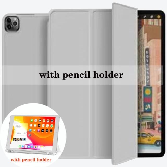 Чехол для iPad Pro 11 10,5 Air 3 Smart Cover 2019 iPad 10,2 8th 9,7 Mini 4 5 с подставкой для карандашей 5-го, 6-го поколения