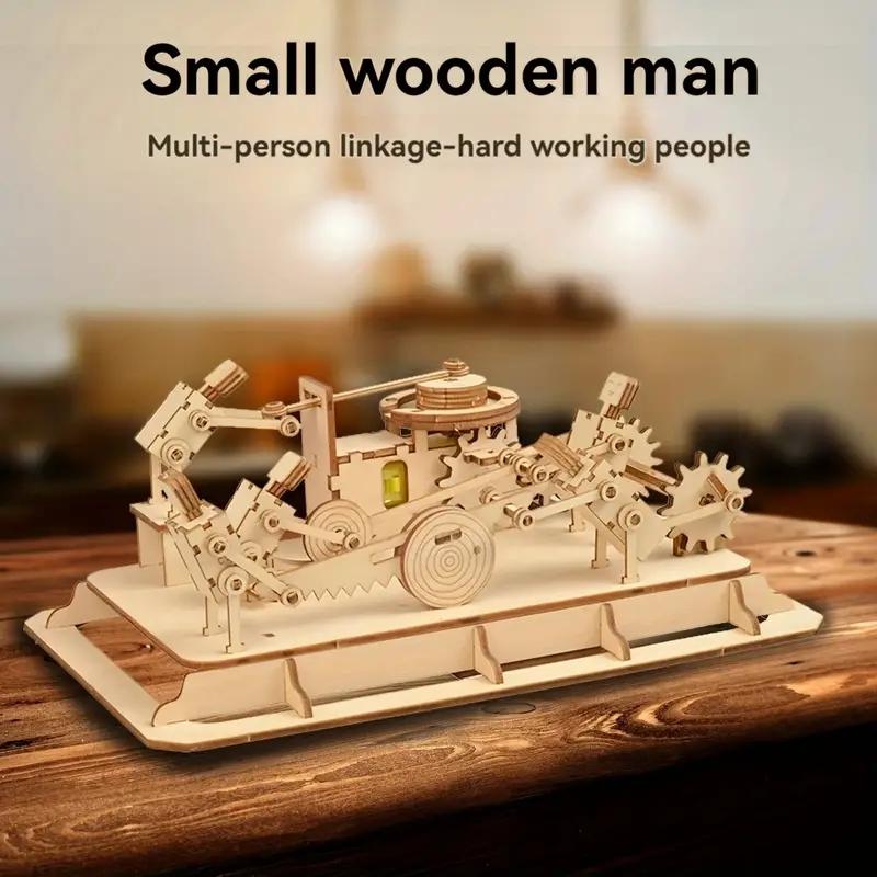 3D Деревянный Пазл, Масштабная Модель, Набор для DIY Моделирования, Подарок Ручной Работы, Домашнее Украшение, Набор Механической Модели, Строительная Игрушка