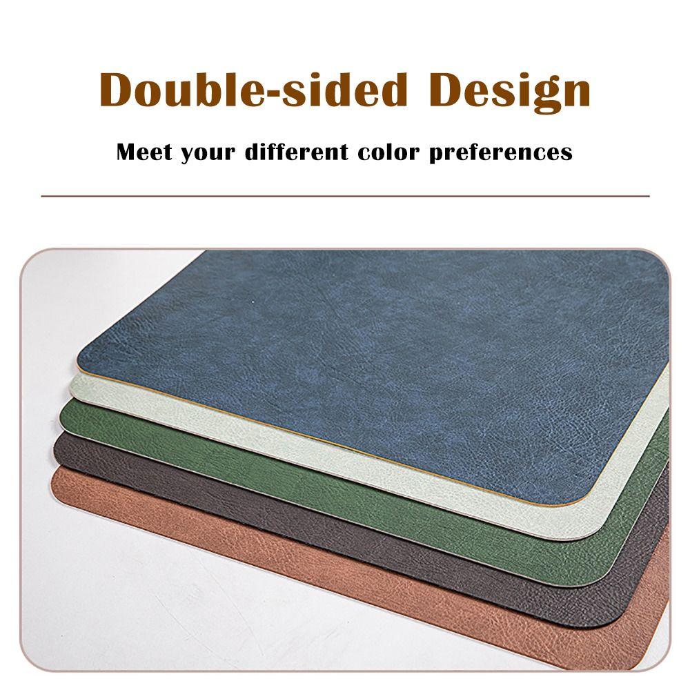 Cowhide Patterned Mouse Pad Non-slip Computer Laptop Mousepad Retro Writing Pad  Home Office