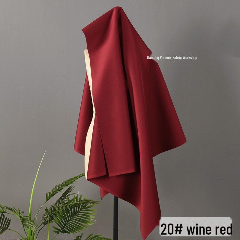 320 г утолщенного шелкового хлопкового трикотажного полотна для эластичного силуэта