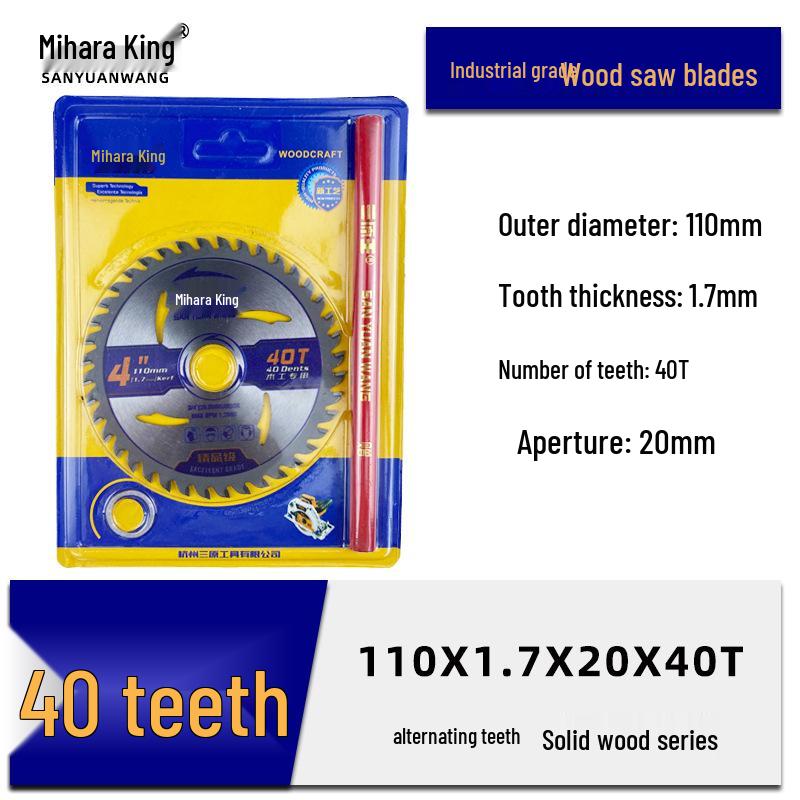 Деревообрабатывающий угловой шлифовальный пильный диск - Сплавной отрезной диск для дерева, Размеры 4/5/7/9 дюймов