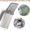 Cat Litter Shovel Scoop with Refill Bag For Pet Filter Clean Toilet Garbage Picker Cat Supplies Cat Litter Box Self Cleaning